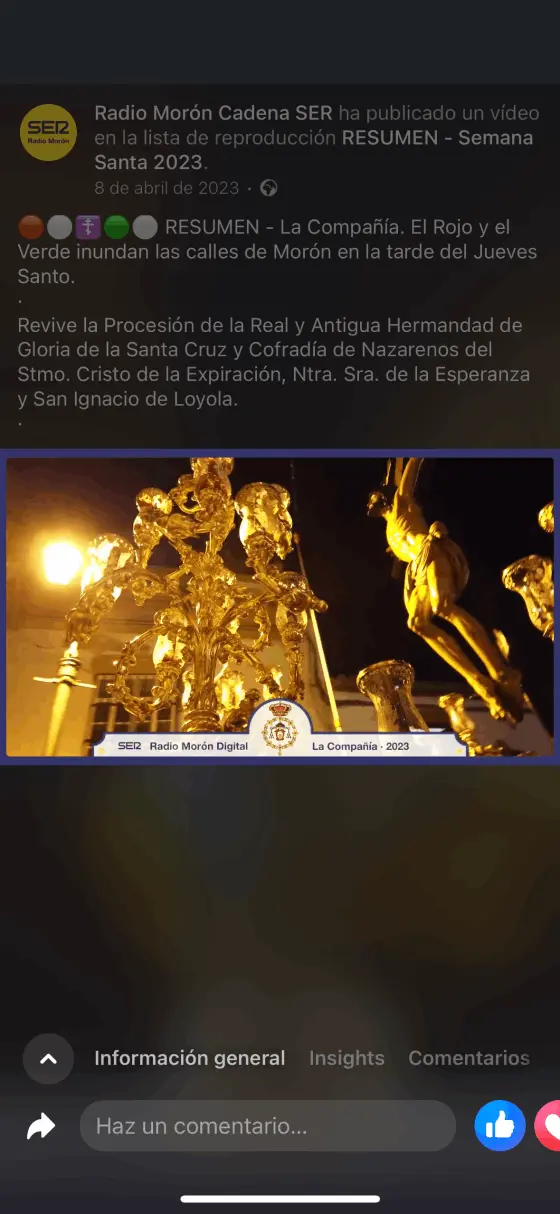 Semana Santa radio moron